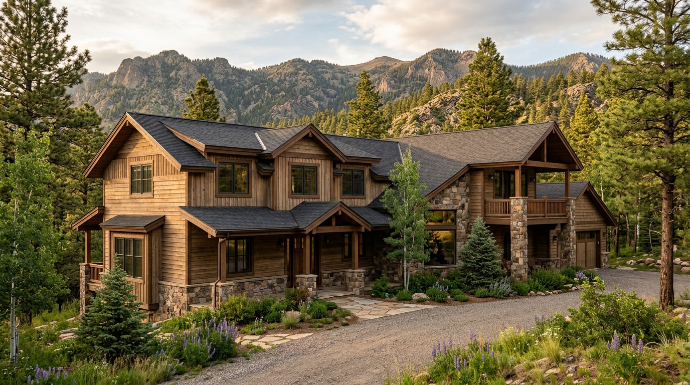 Finished home extension addition on a mountain property in Bayfield, CO Finished home extension addition on a mountain property in Bayfield, CO